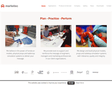 Tablet Screenshot of marketec.co.uk